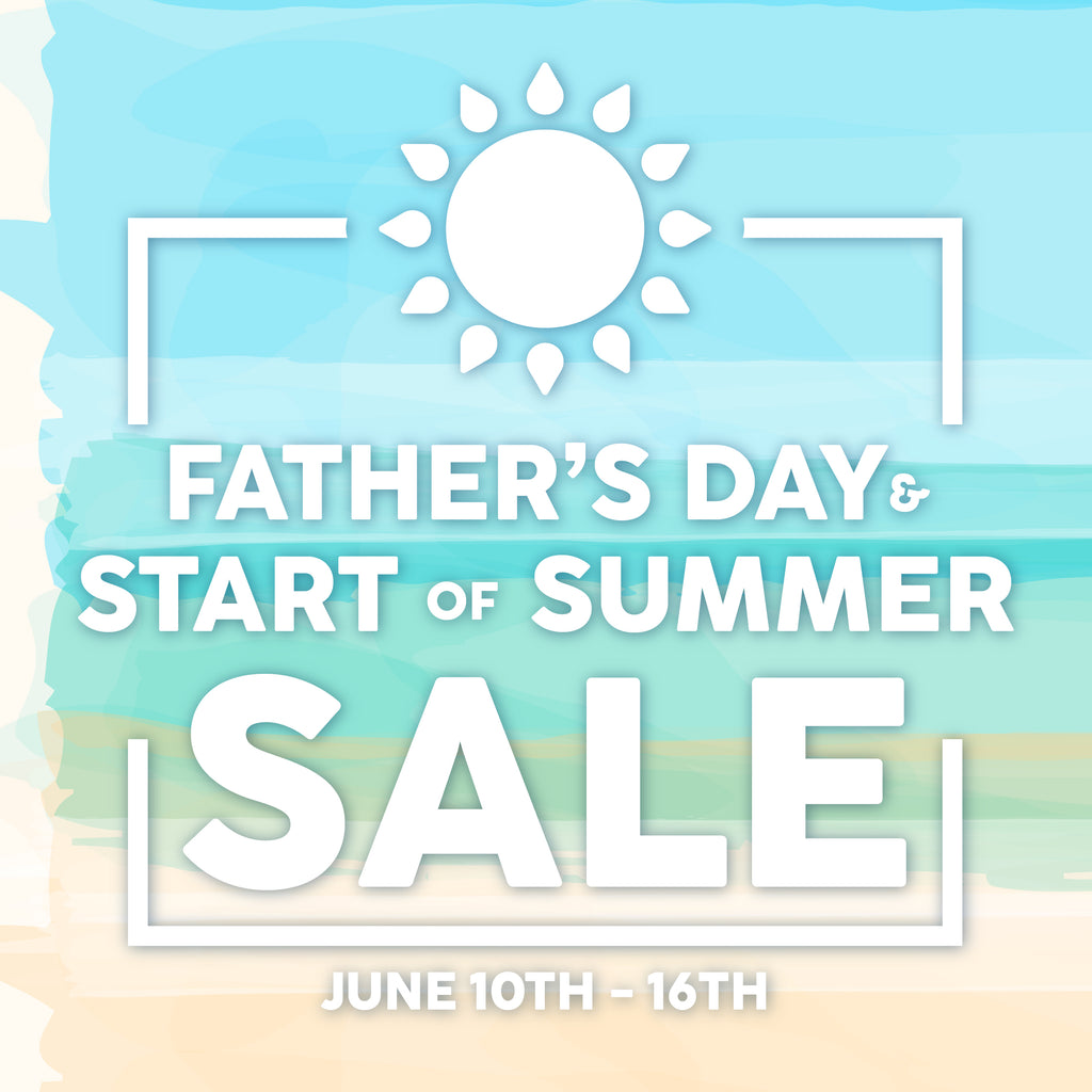 Father's Day & Start of Summer Sale: 20% Off All Regular Priced Items. Chance to Win Prize Pack Worth Over $470!