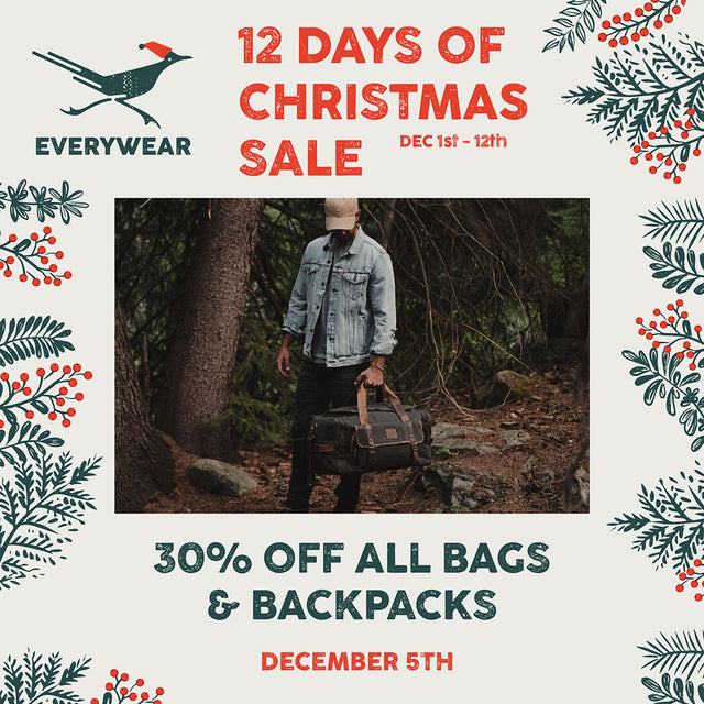 Take 30% Off All Bags and Backpacks!