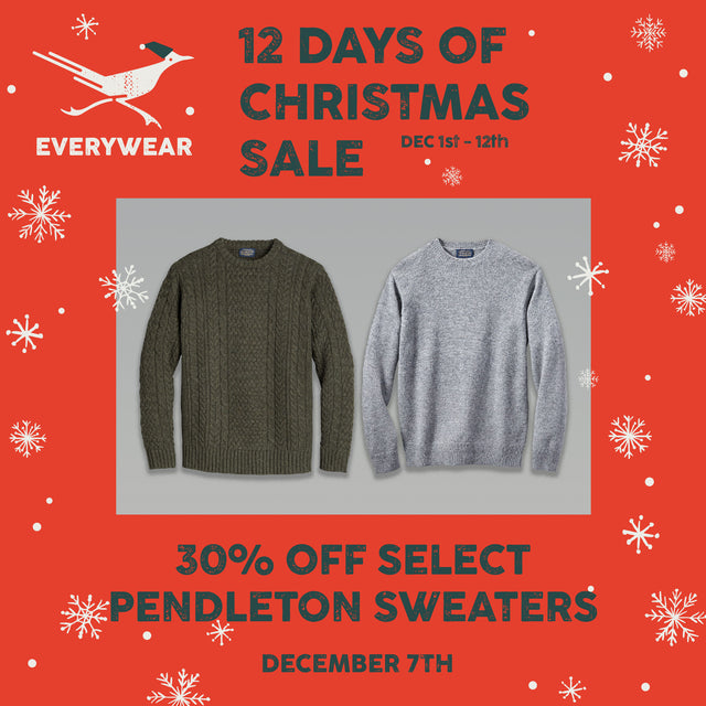 30% Off Select Pendleton Sweaters