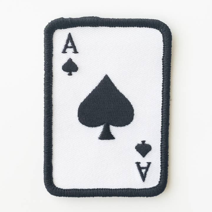 Ace of Spades Iron-On Patch