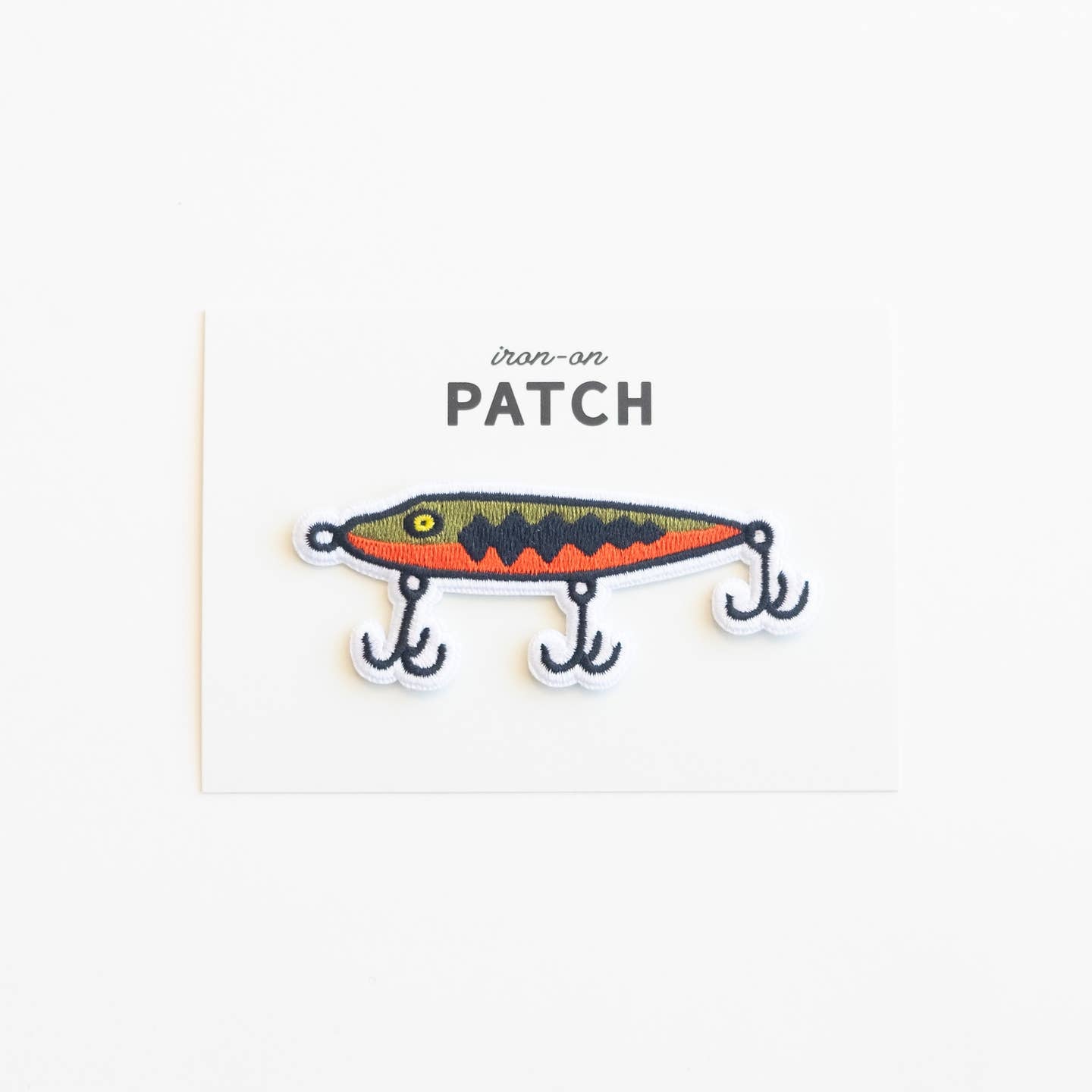 Fishing Lure Embroidered Iron On Patch