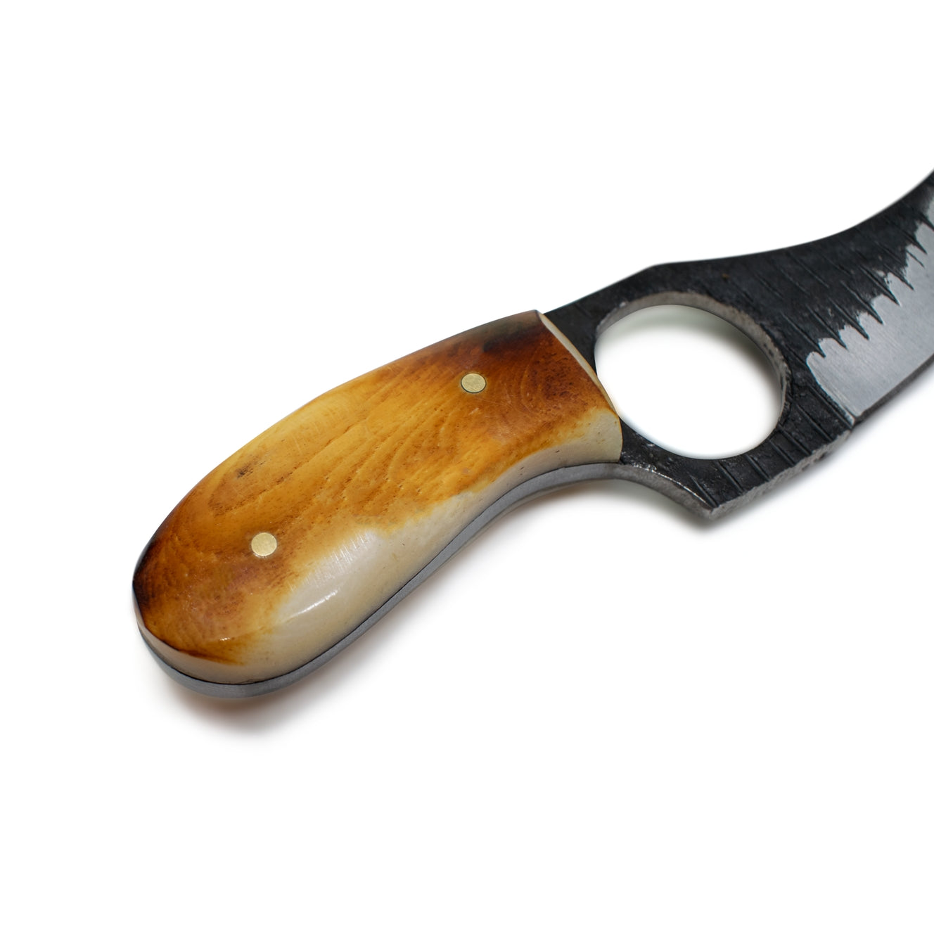 Carbon Steel Utility Knife w/ Finger Hole