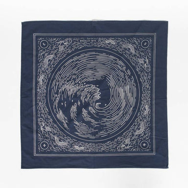 Sea Bandana Selvedge Cotton Blue
