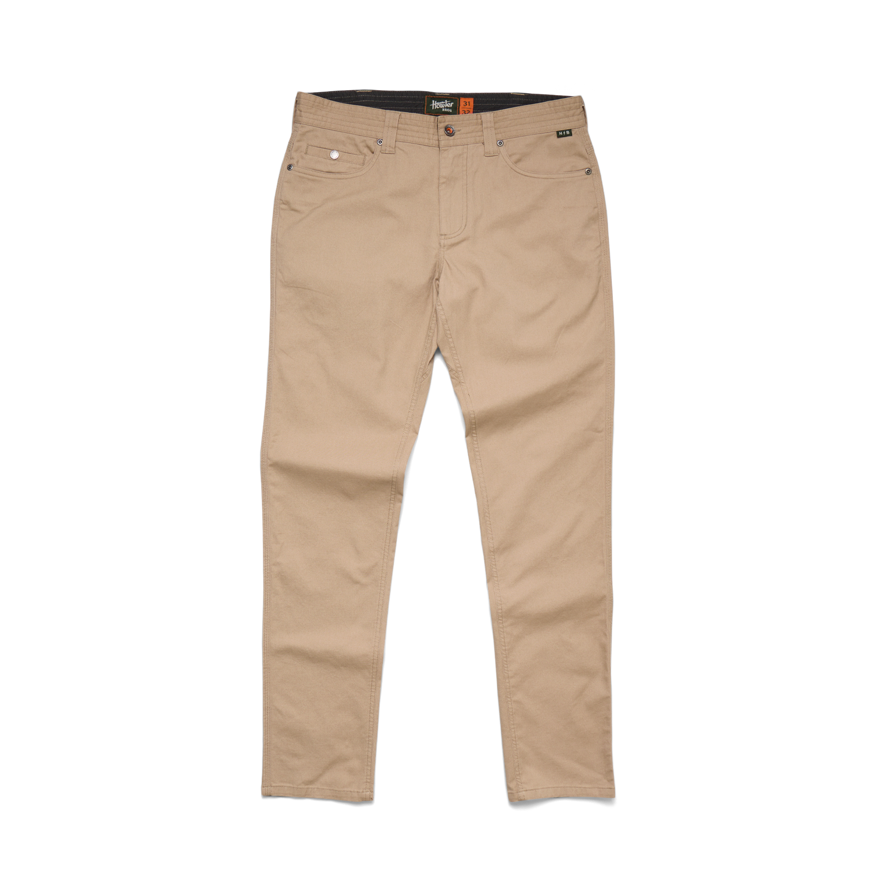 Frontside 5-Pocket Pants - Faded Khaki