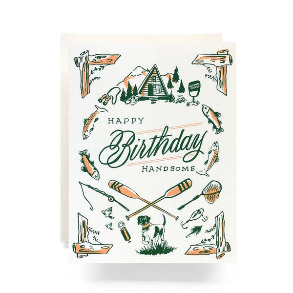 Antiquaria Outdoorsman Birthday Card From Everywearonline.com