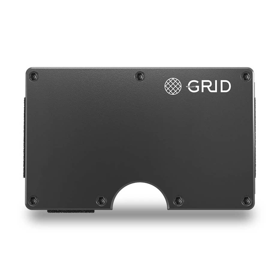 Grid Wallet with Moneyclip