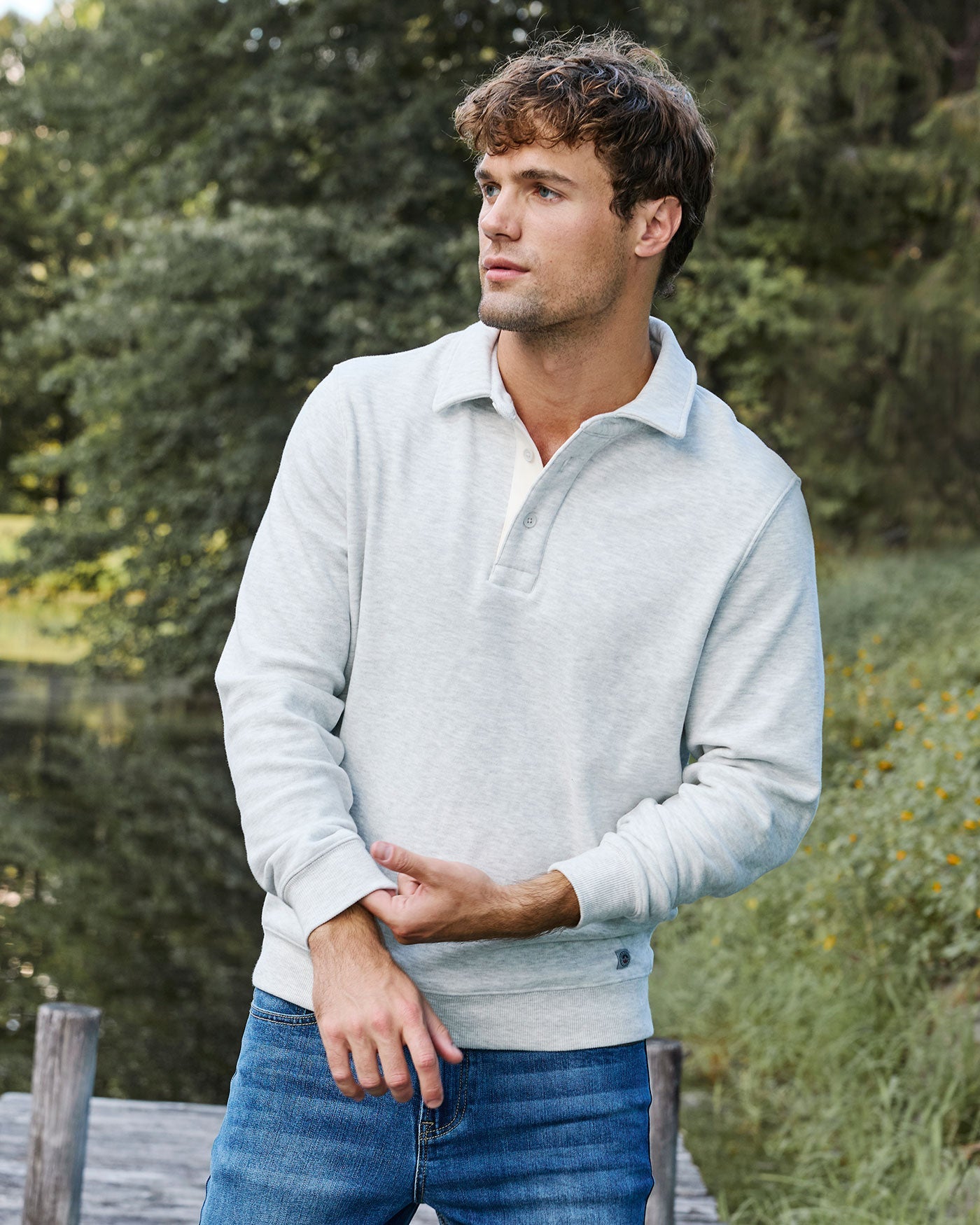 Newton Fleece Polo