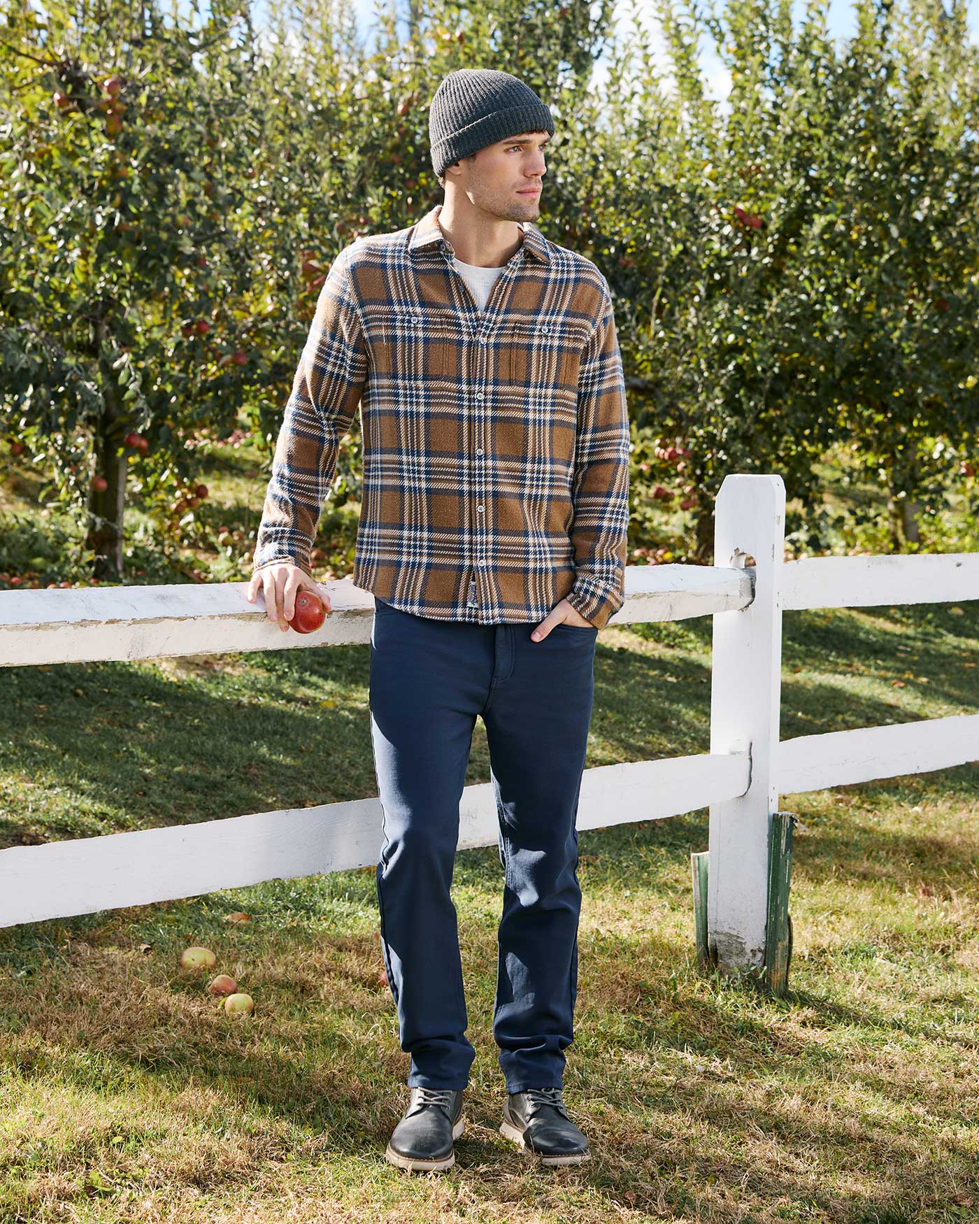 Holden Ultra Stretch Knit 5 Pocket Pant - Navy