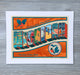 The Mighty Mitten Greeting From Michigan Art Print From Everywearonline.com