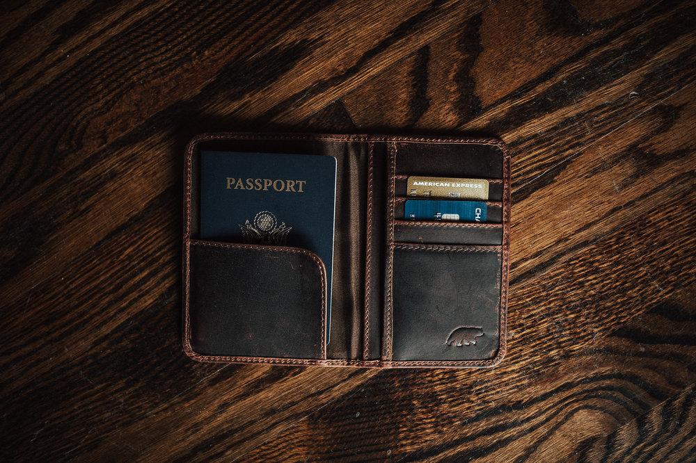 Kodiak Leather Buffalo Leather Passport Cover From Everywearonline.com