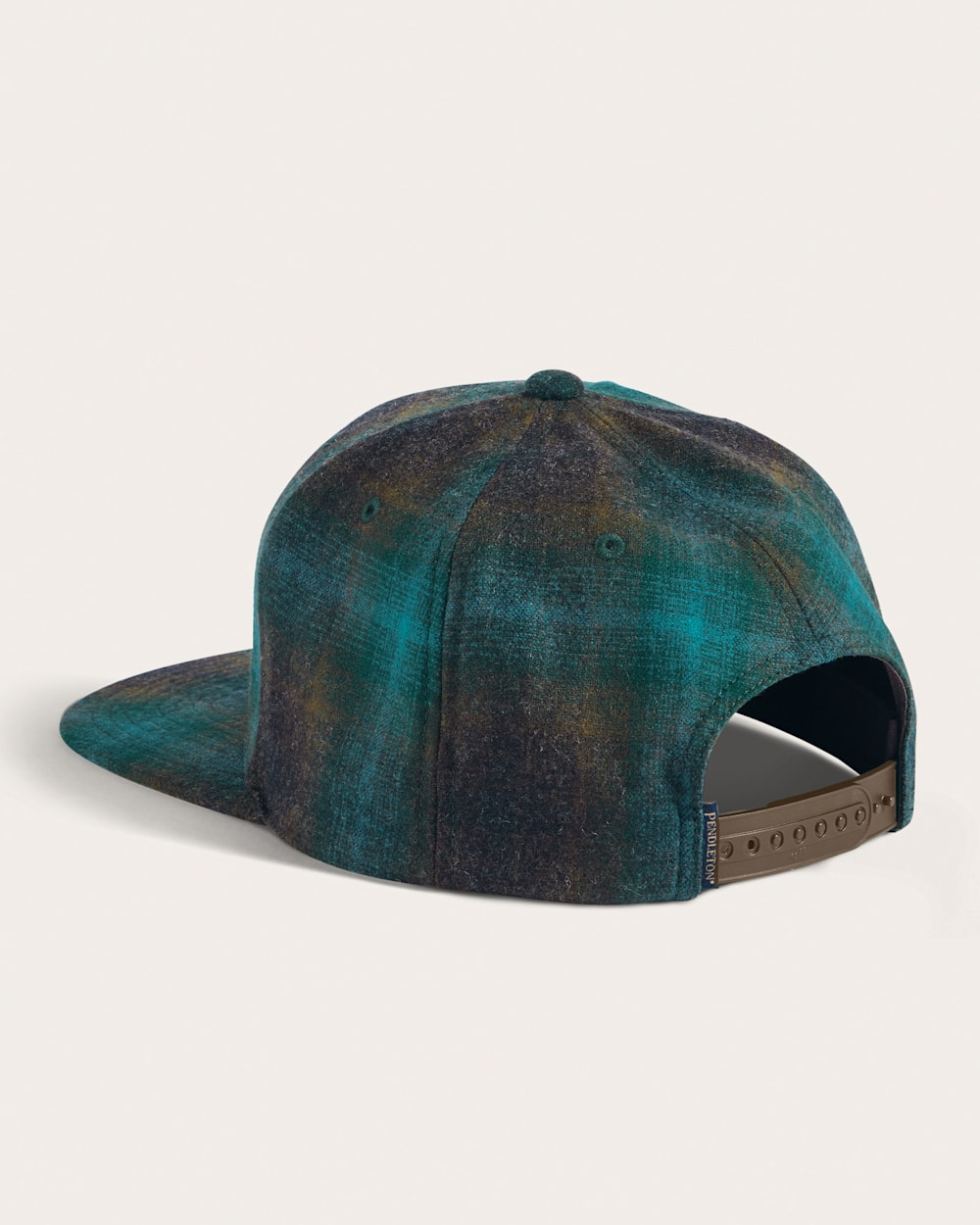 Plaid Flat Brim Hat