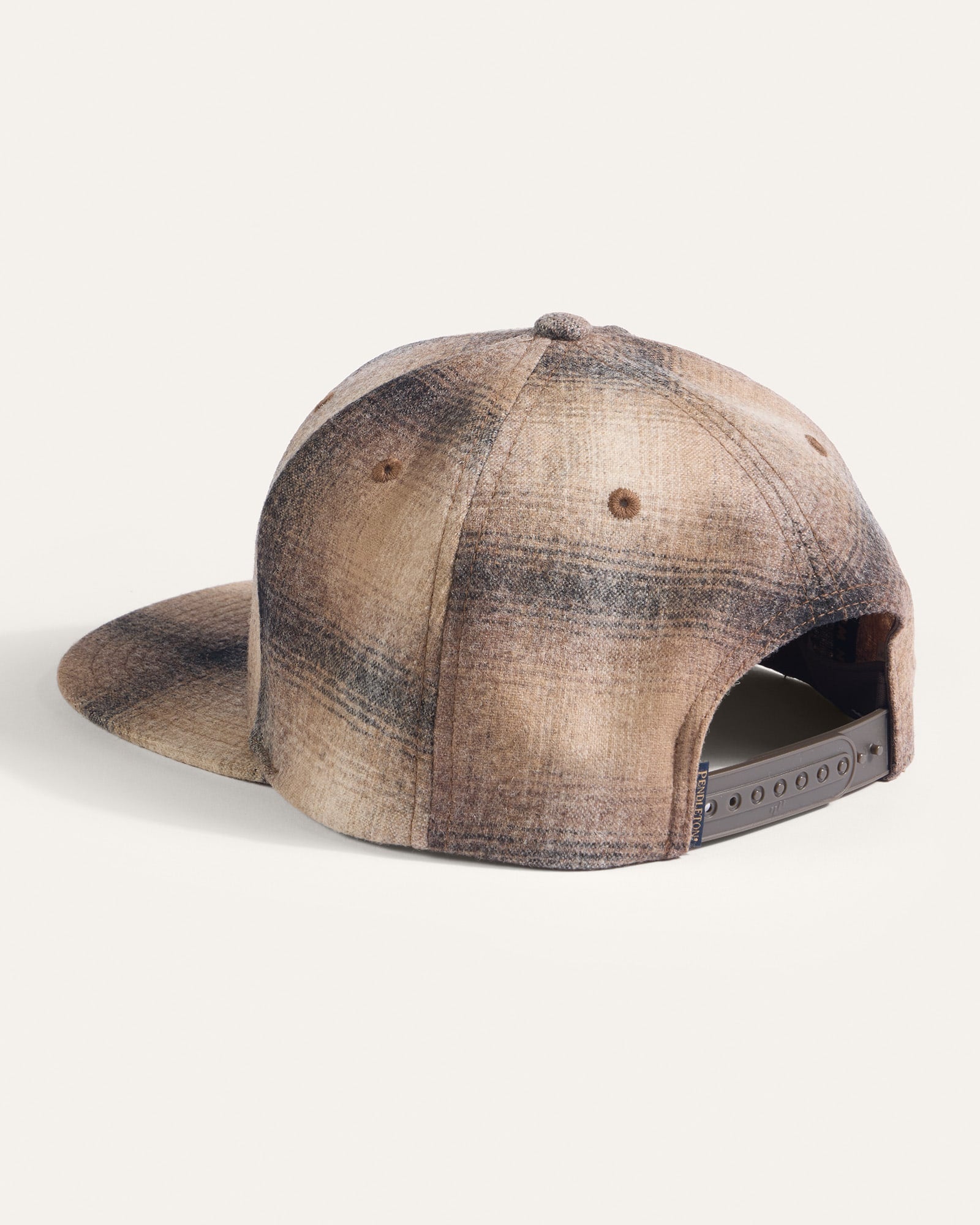 Pendleton Plaid Flat Brim Hat