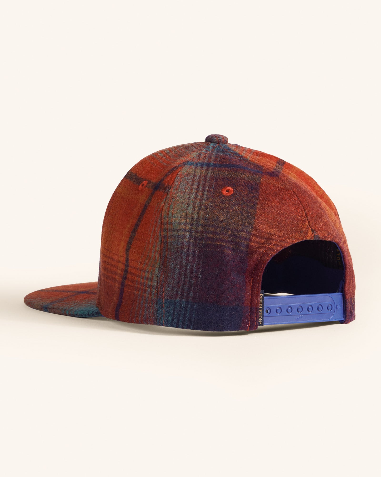 Pendleton Plaid Flat Brim Hat