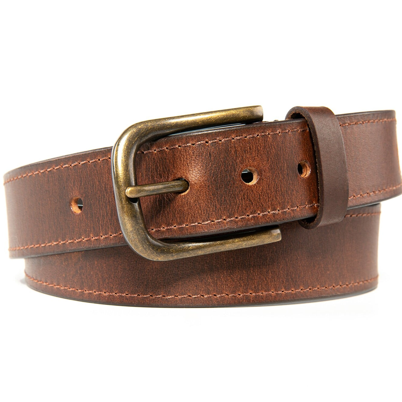 Top Grain Leather Belts - Black, Cognac, Tobacco