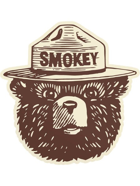 The Landmark Project Smokey Bear Sticker From Everywearonline.com