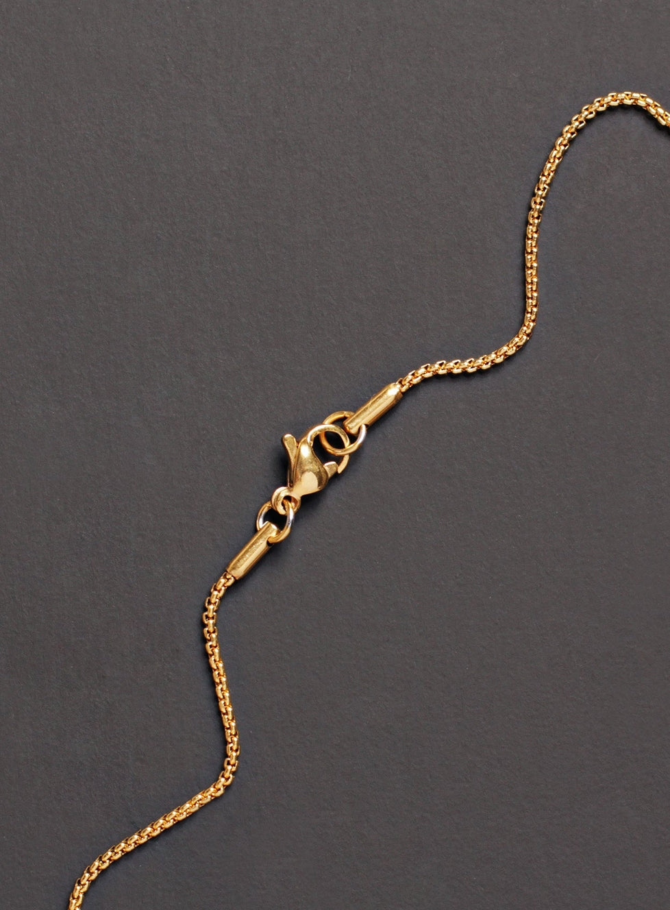 Medium Gold Cross Necklace 20"