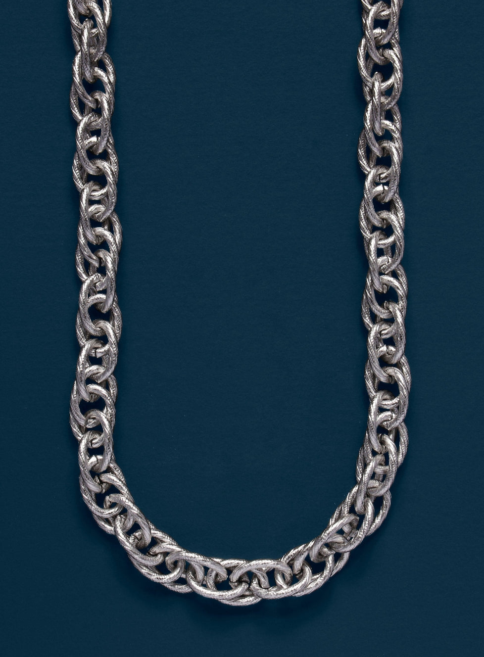 Waterproof Chunky Thick Rope Chain Necklace