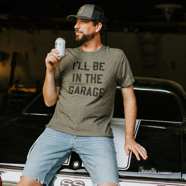 I'll Be In The Garage Tee From Everywearonline.com