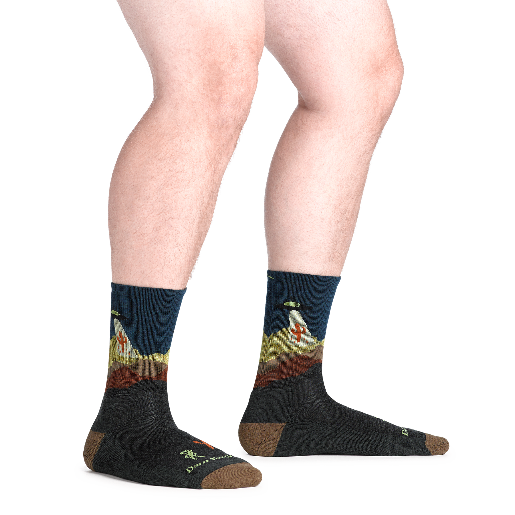 Spaced Out Micro Crew Lightweight Hiking Socks