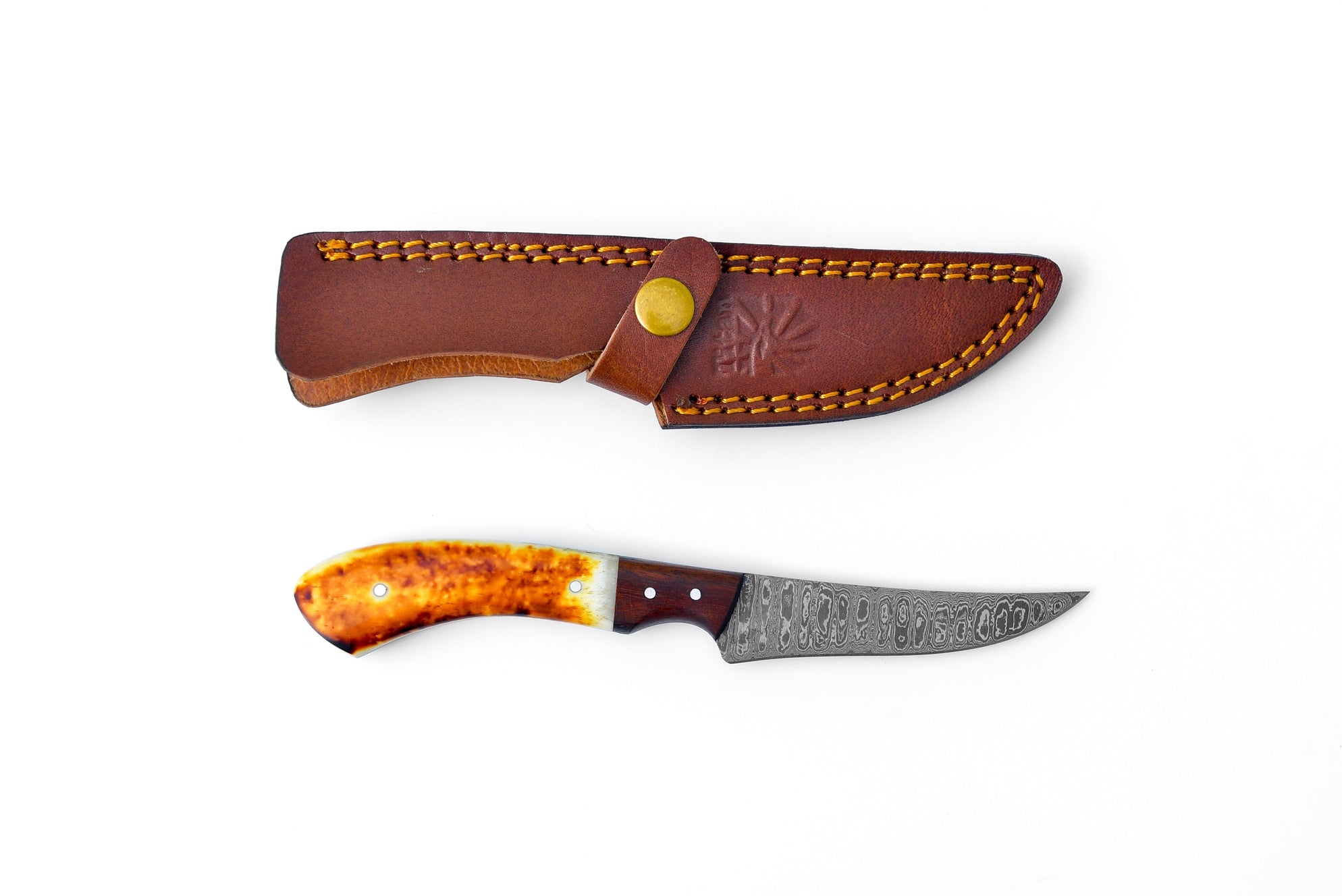 Damascus Compact Fillet Knife