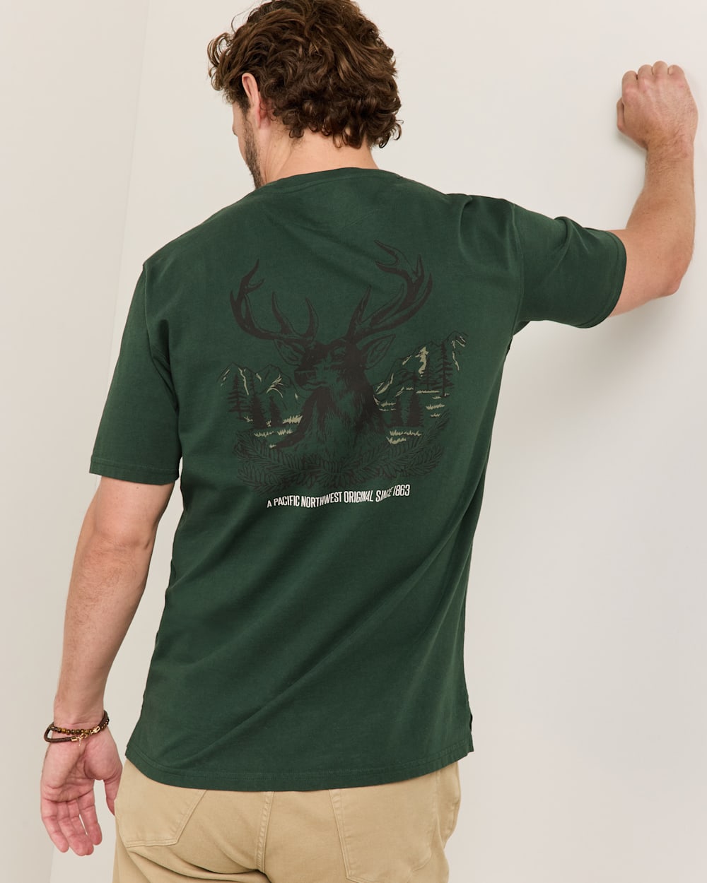 Short Sleeve Deschutes Stag Graphic Tee