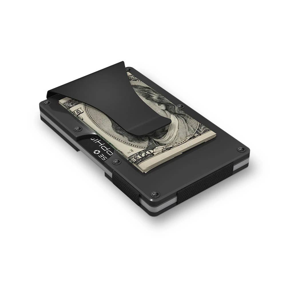 Grid Wallet with Moneyclip
