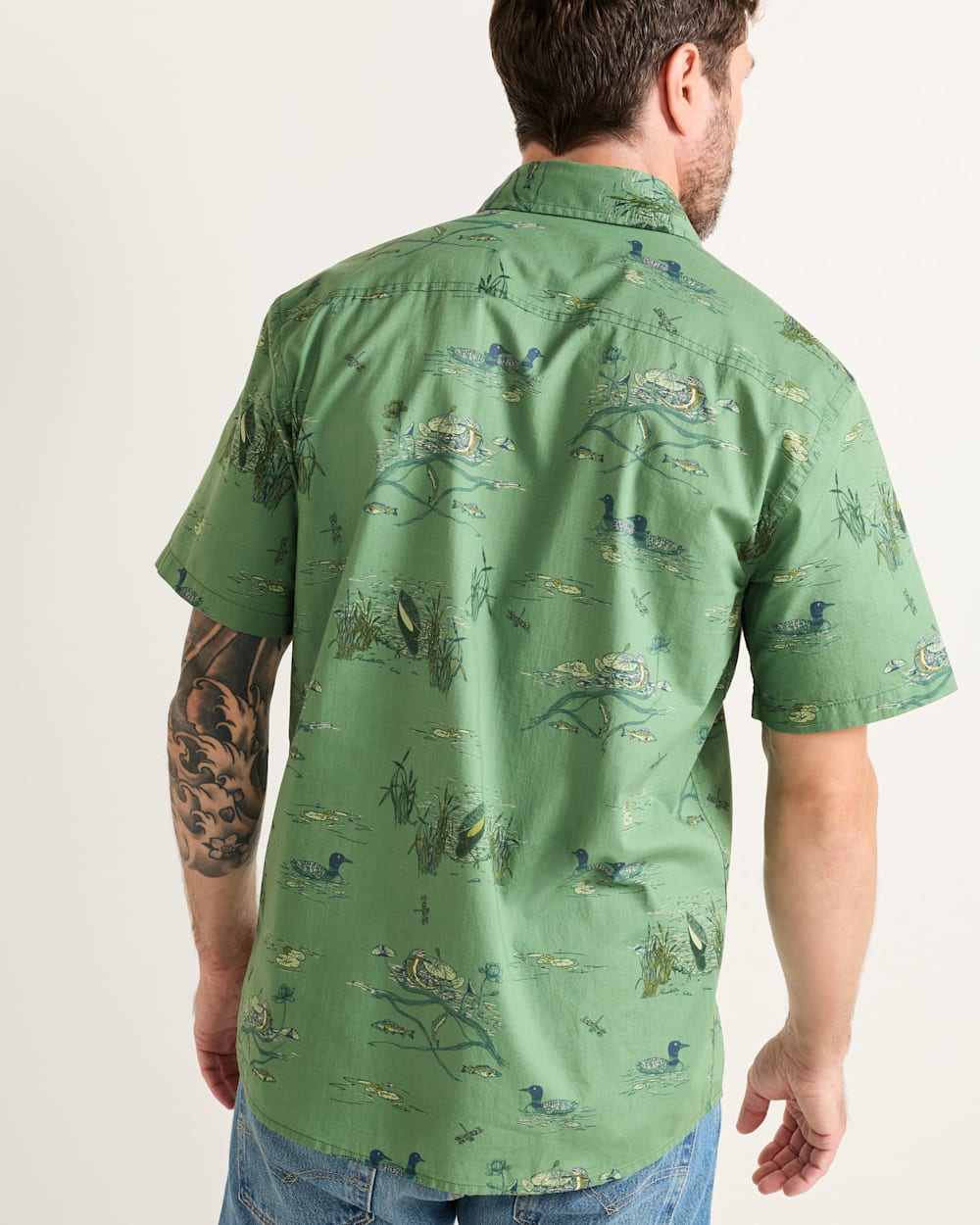 Short Sleeve Shoreline Cotton Shirt
