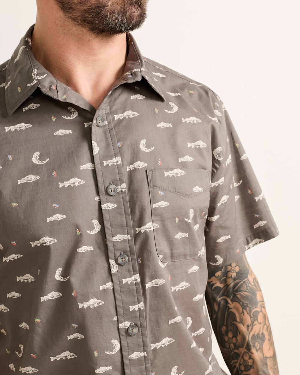 Short Sleeve Shoreline Cotton Shirt