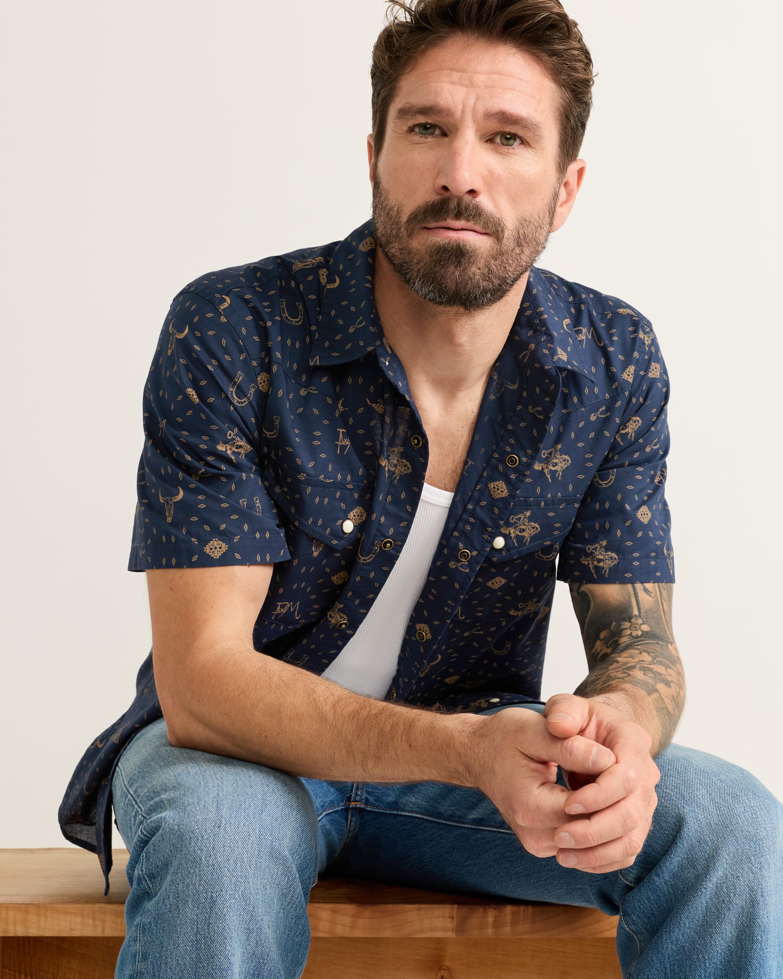 Short-Sleeve Laramie Snap-Front Shirt