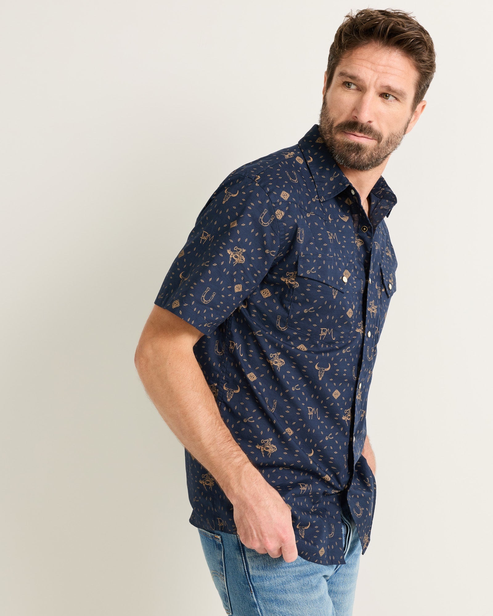Short-Sleeve Laramie Snap-Front Shirt