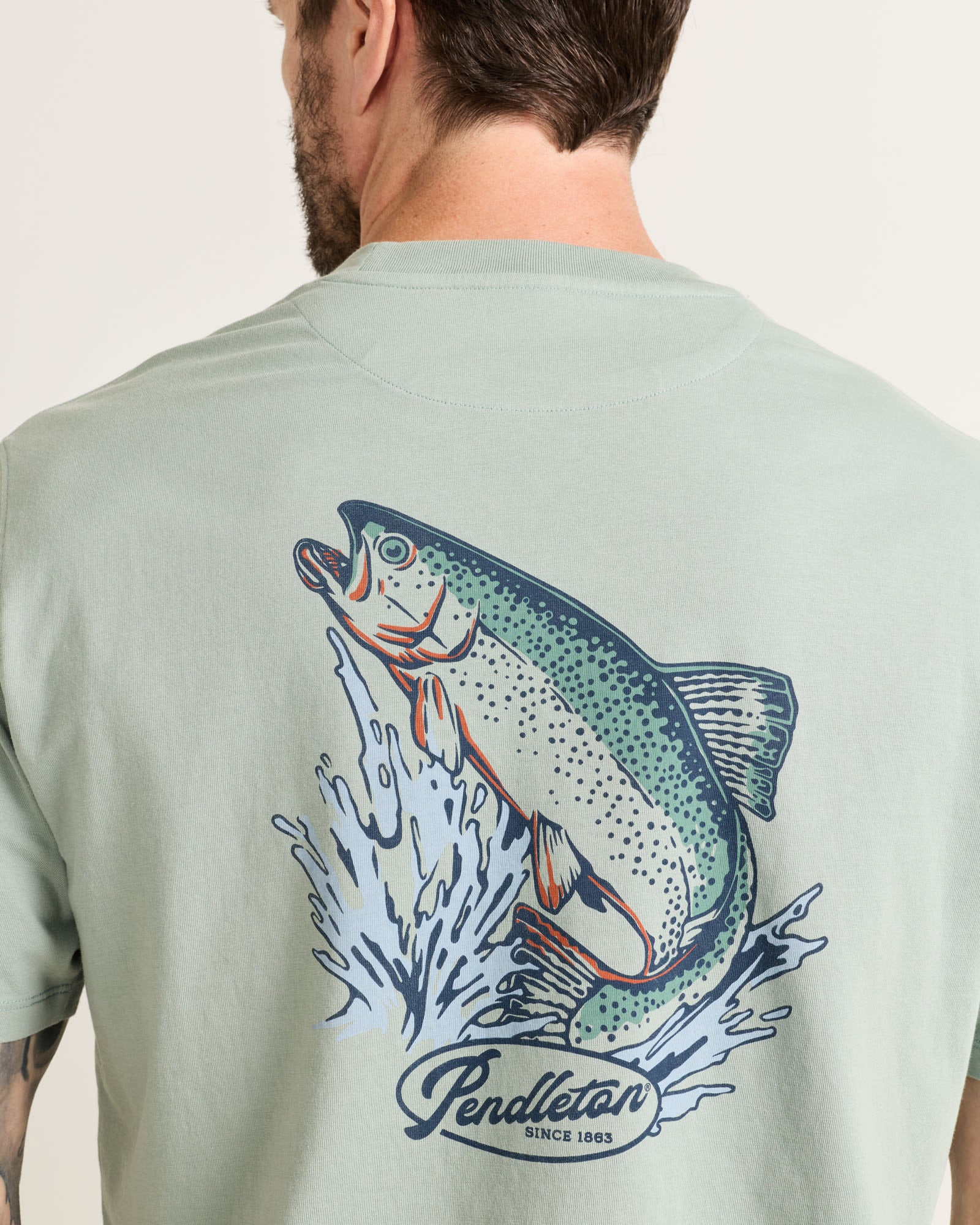 Deschutes Salmon Graphic Tee