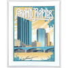 The Mighty Mitten Grand Rapids Travel Art Print From Everywearonline.com