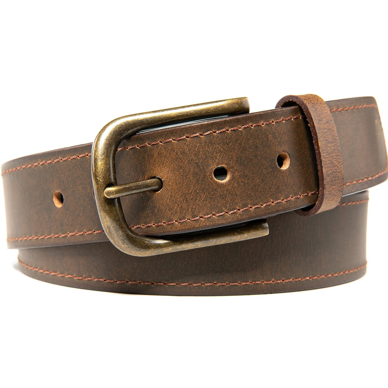 Top Grain Leather Belts - Black, Cognac, Tobacco