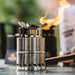 Motor City Barrels Mini Smokeless Campfire With Smoking Wood Barrel Cubes From Everywearonline.com