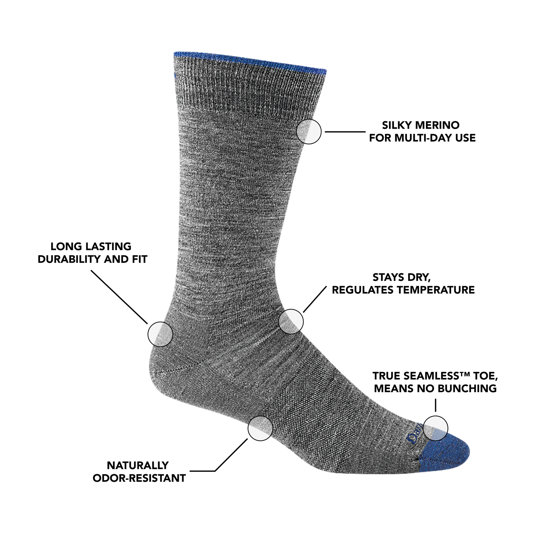 Solid Crew Lightweight Lifestyle Socks