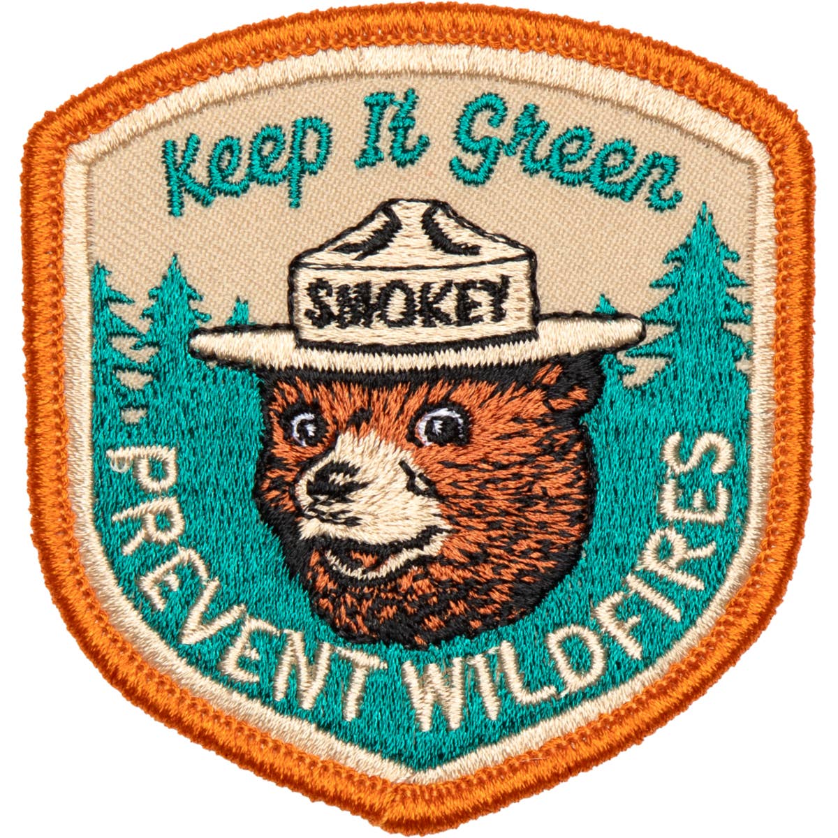 Keep It Green Embroidered Patch