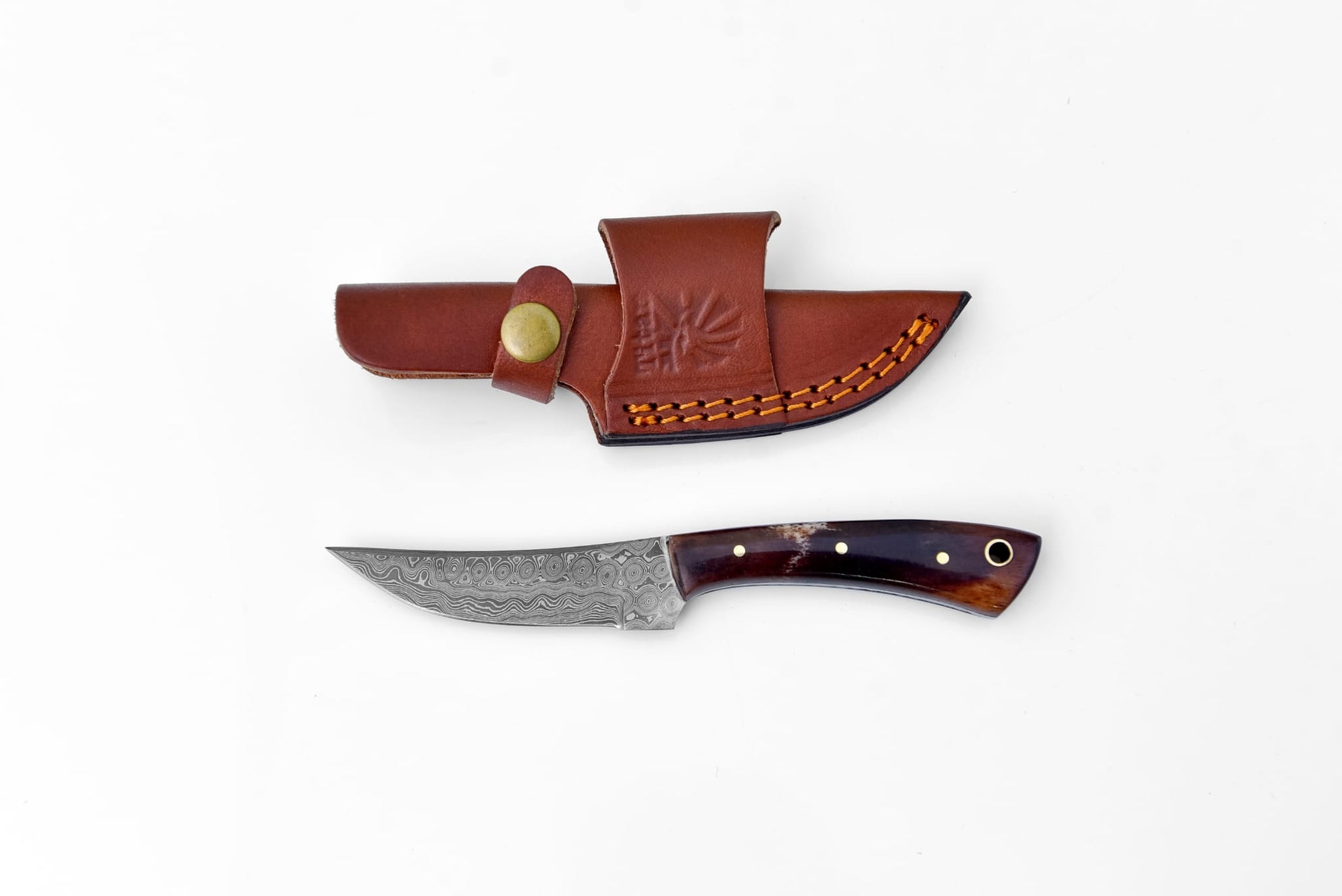 Crimson Arc Dyed Bone Utility Blade