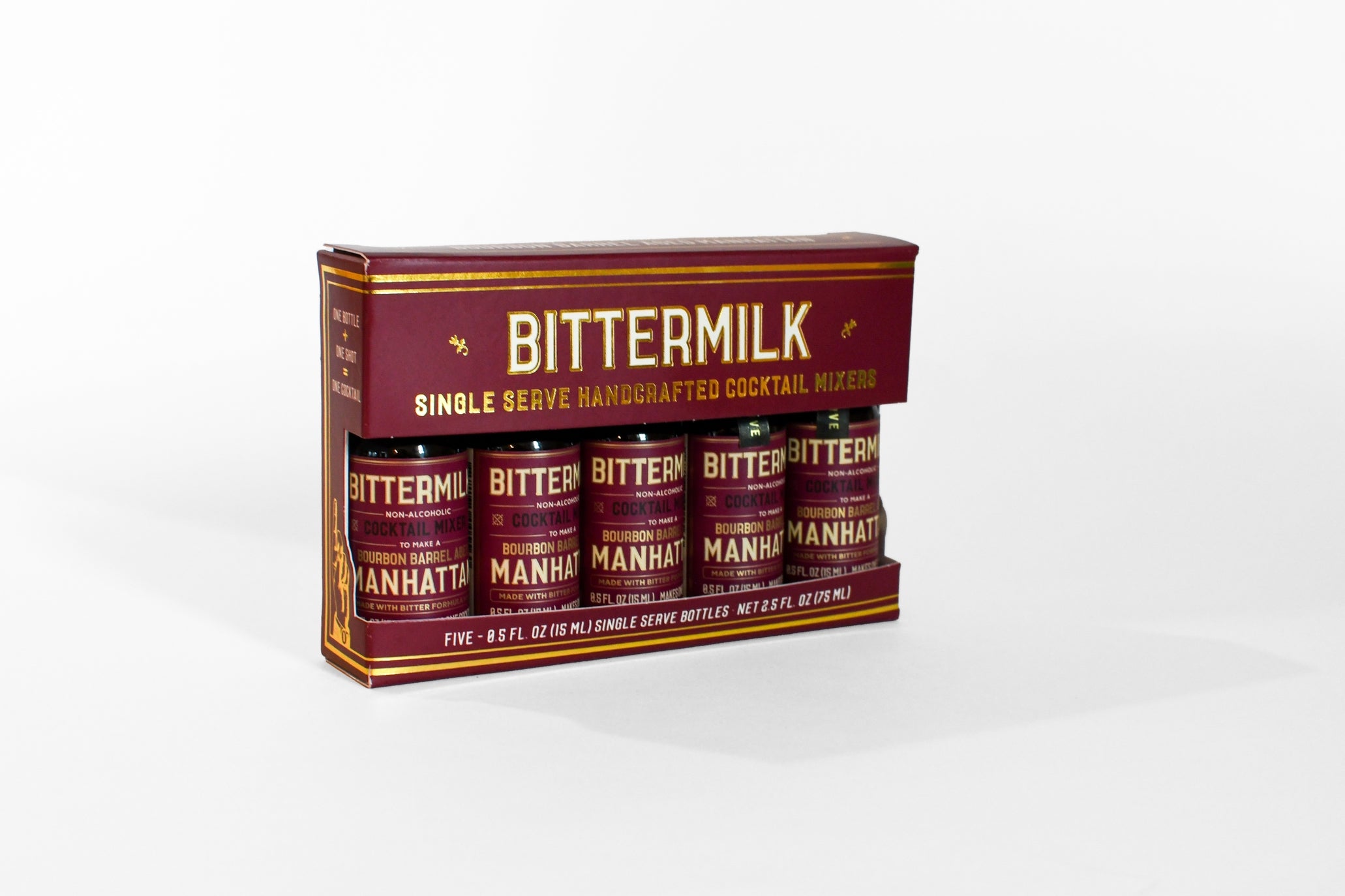 5 Pack - Single Serve Bourbon Barrel Aged Manhattan