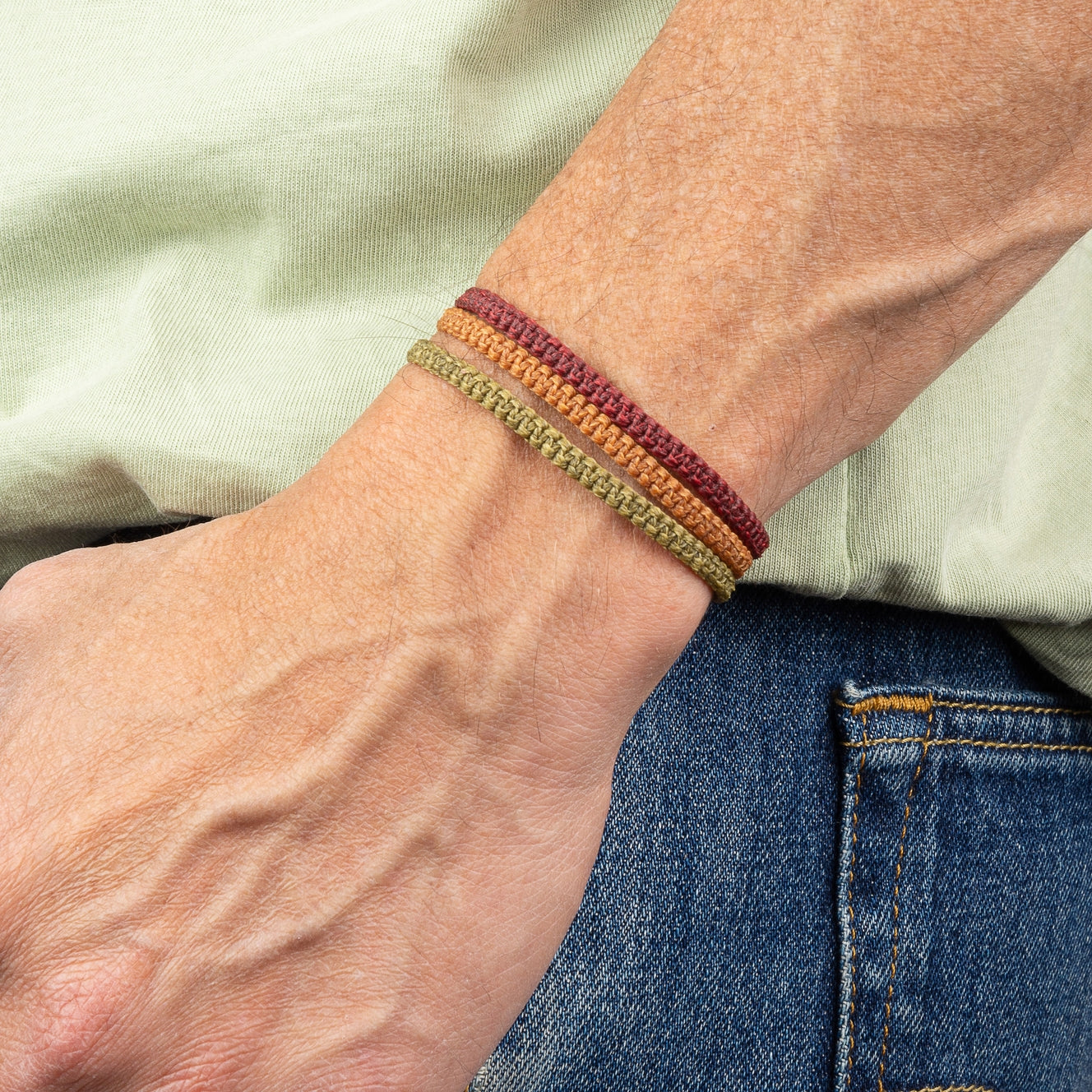 Waterproof Thin Macrame Surfer Bracelet