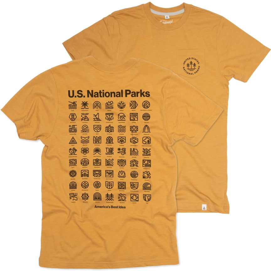 The Landmark Project United States National Parks Shirt From Everywearonline.com