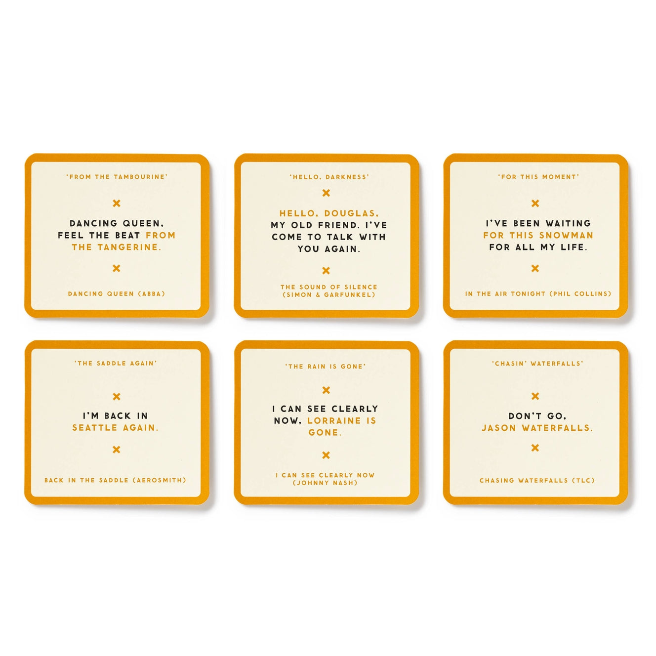 Brass Monkey Misunderstood Songs Game