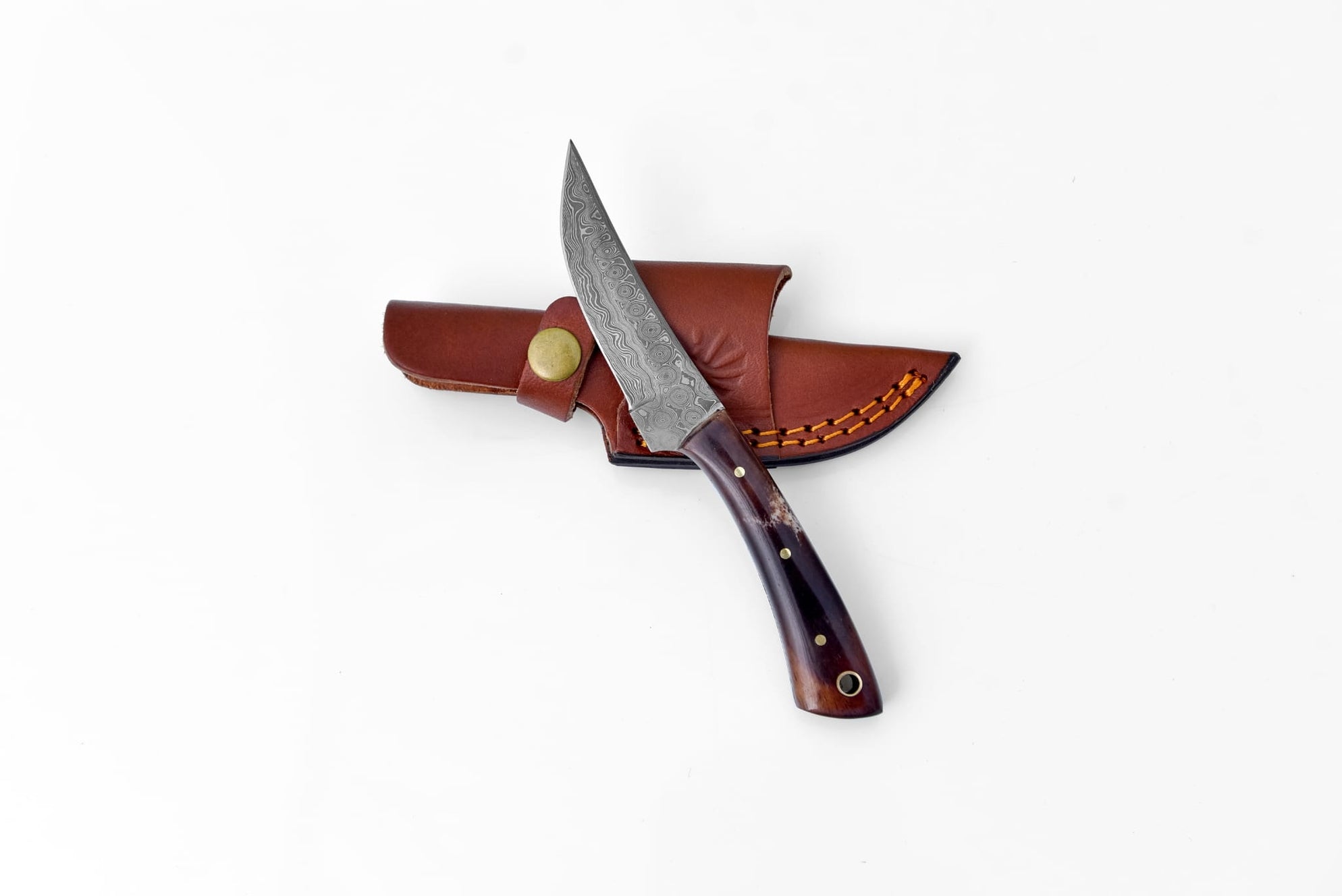 Crimson Arc Dyed Bone Utility Blade