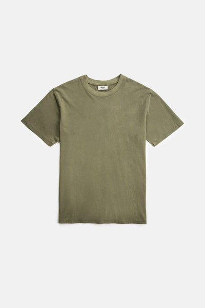 Rhythm Classic Vintage Tee In Olive From Everywearonline.com