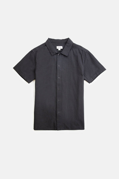 RHYTHM CLASSIC LINEN SS SHIRT - VINTAGE BLACK