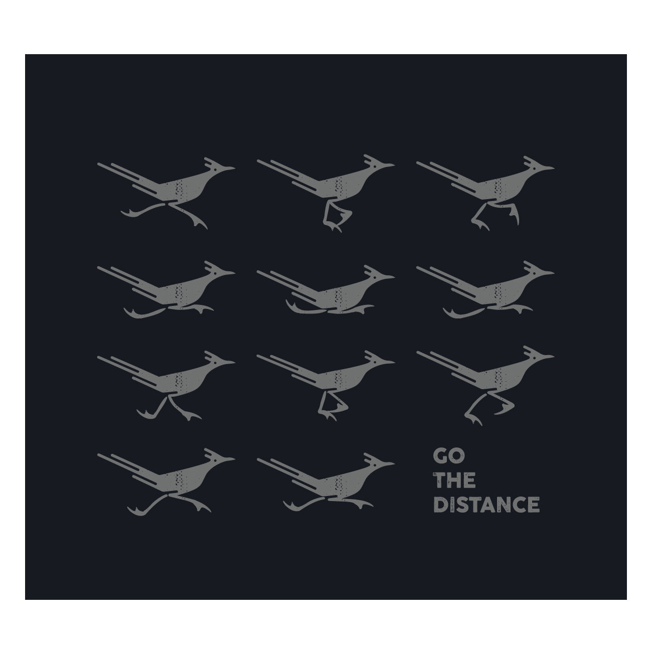 Go The Distance Shop Tee - Black