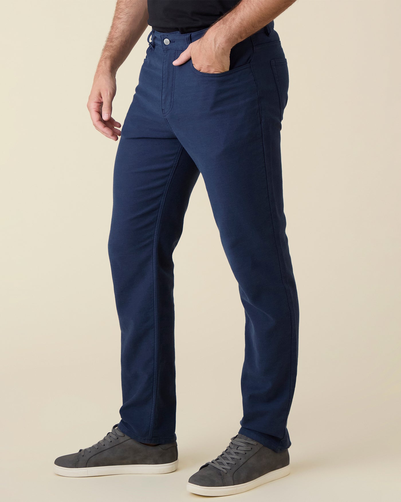 Holden Ultra Stretch Knit 5 Pocket Pant - Navy