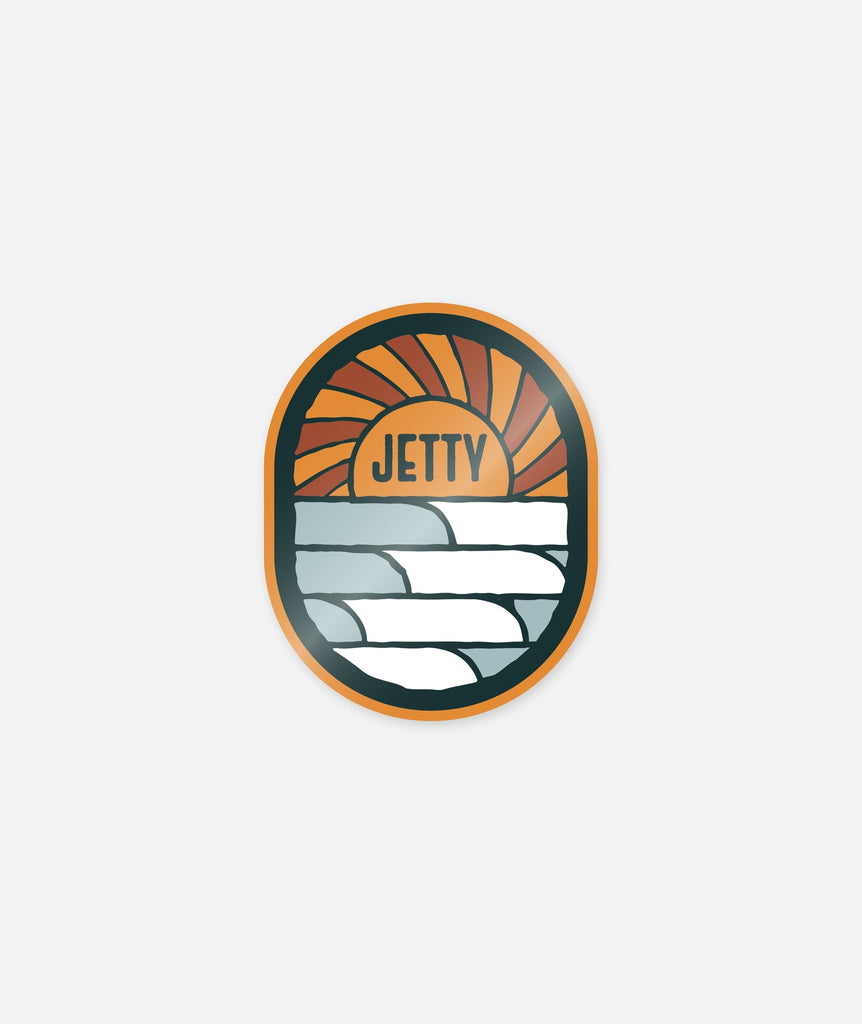 Jetty Point Break Sticker From Everywearonline.com