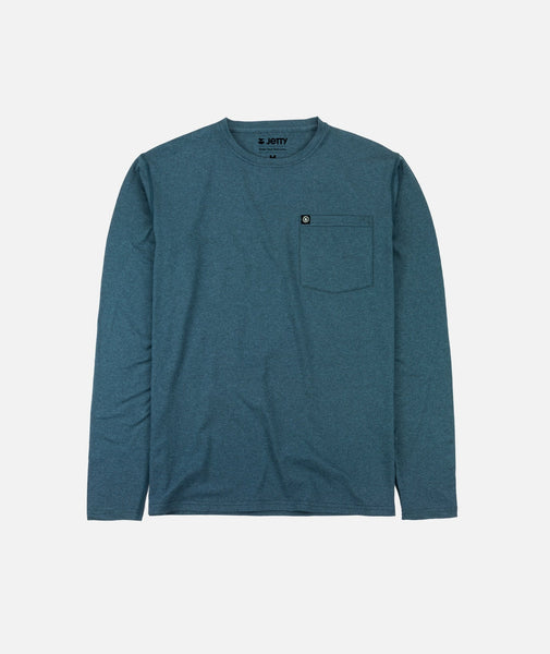 Jetty Hydra Performance LS Shirt - Indigo