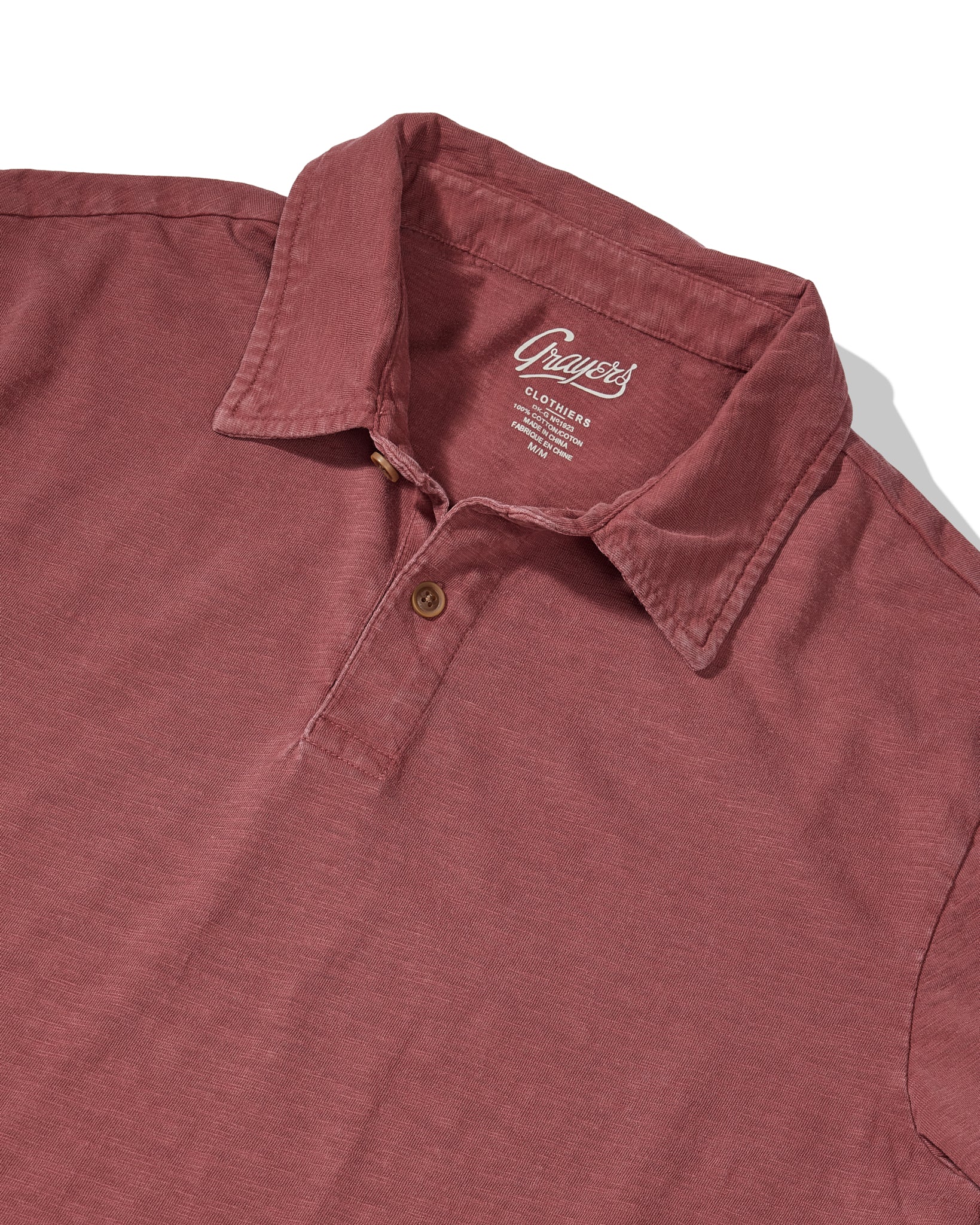 Sunwashed Two Button Polo
