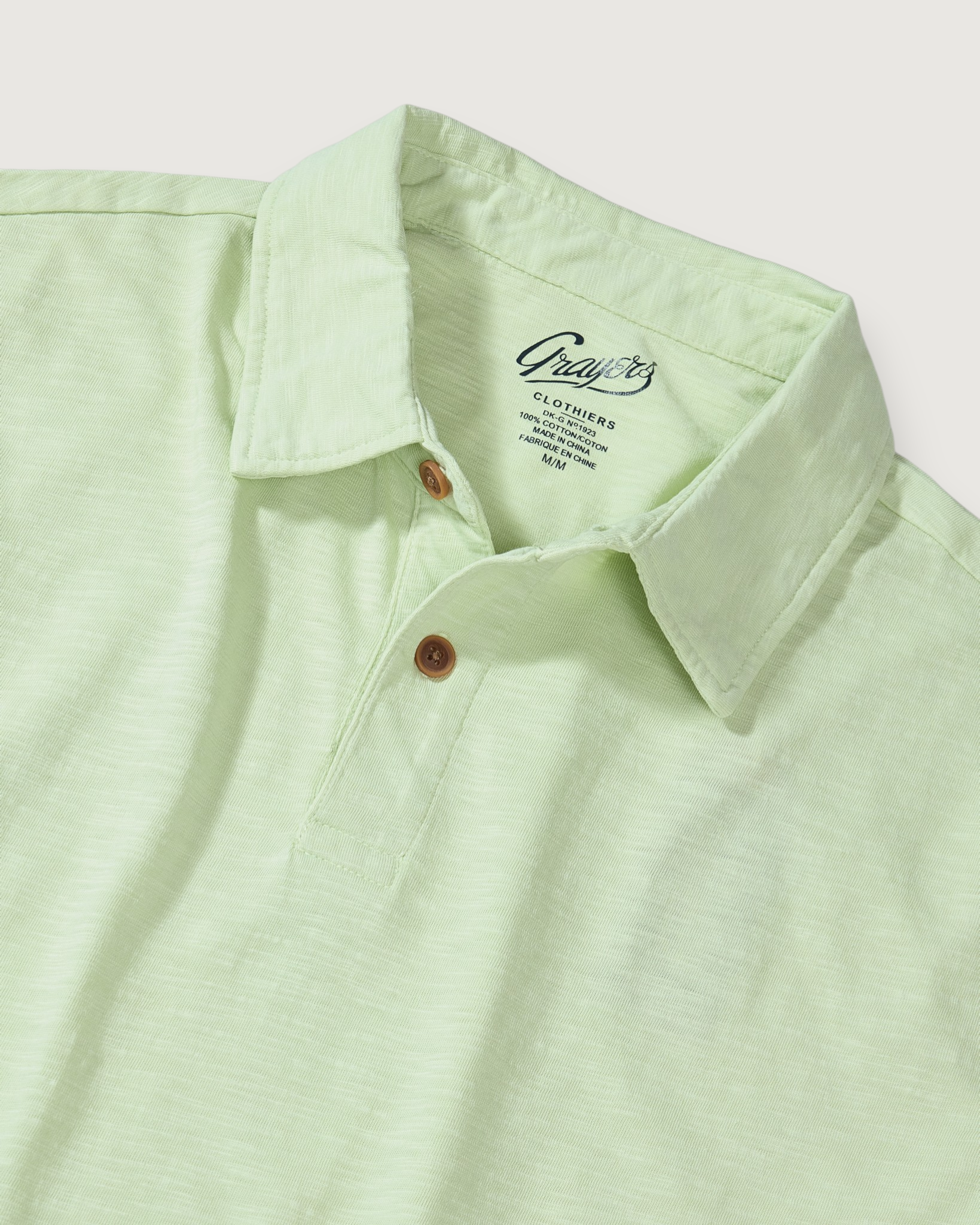 Sunwashed Two Button Polo